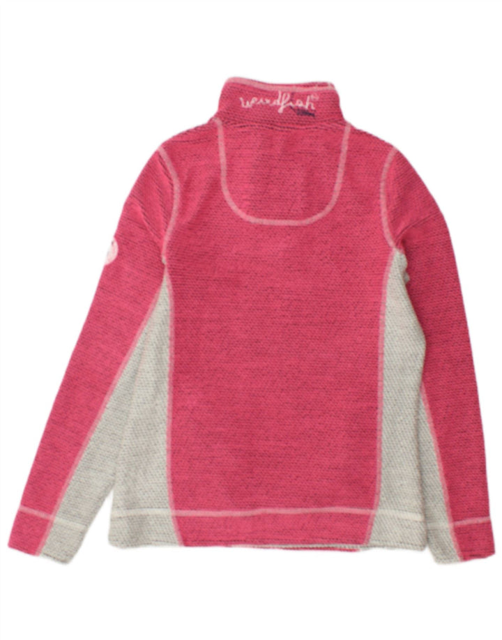 Weird Fish Grafik-Sweatshirt für Damen, Gr. 8, Pink, Farbblock