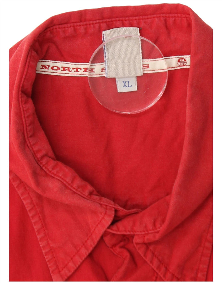 NORTH SAILS Herren Kurzarmhemd XL Rot