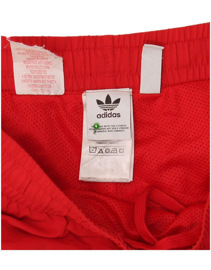 Adidas Jungen Sportshorts 13–14 Jahre, rotes Polyester