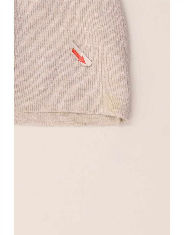 Zara Damen Crop Oversized Sweatshirt Pullover UK 10 Small Grau