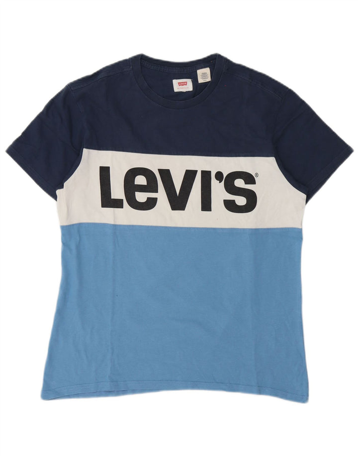 Levi's Herren-T-Shirt mit Grafik, Größe S, mehrfarbig, Farbblock