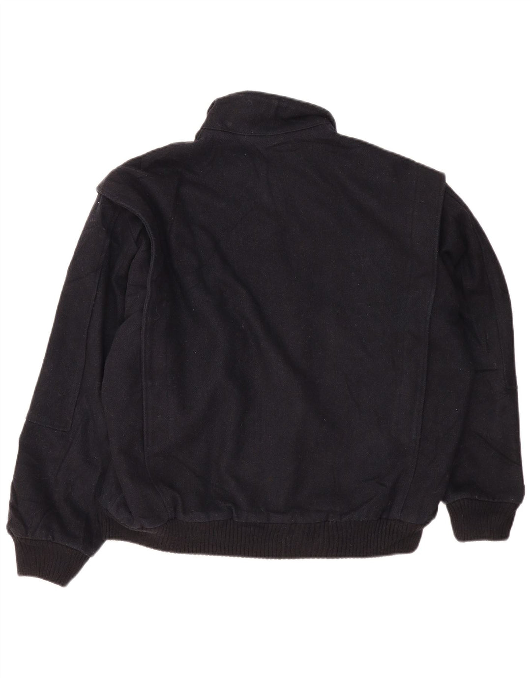 Carrera Herren Bomberjacke UK 40 Große marineblaue Wolle
