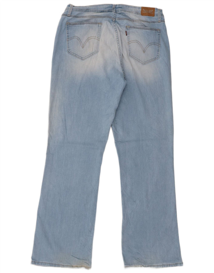 Levi's Damen 529 Curvy Bootcut Jeans W32 L32 Blaue Baumwolle