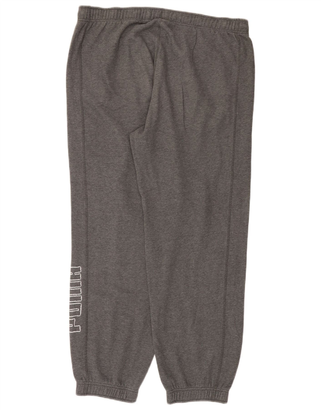 Puma Herren-Trainingshose mit Grafik, Größe L, Grau