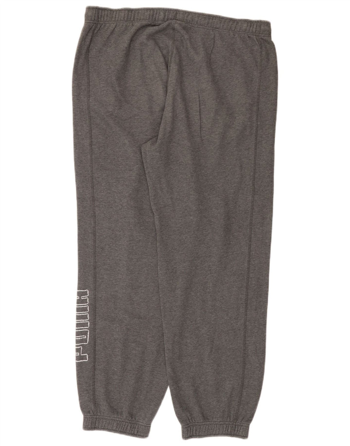 Puma Herren-Trainingshose mit Grafik, Größe L, Grau