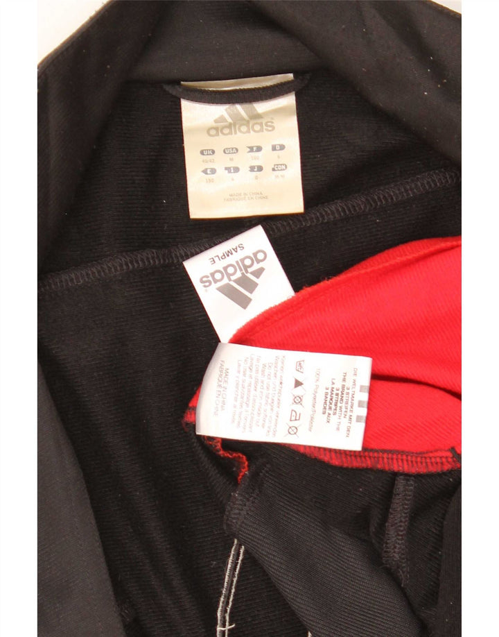 Adidas Herren-Trainingsanzugoberteil, UK-Größe 40/42, Mittelschwarz, Farbblock