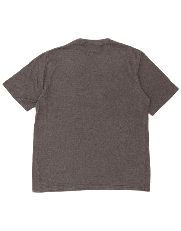 Under Armour Herren Heat Gear Graphic T-Shirt Top 2XL Grau Baumwolle