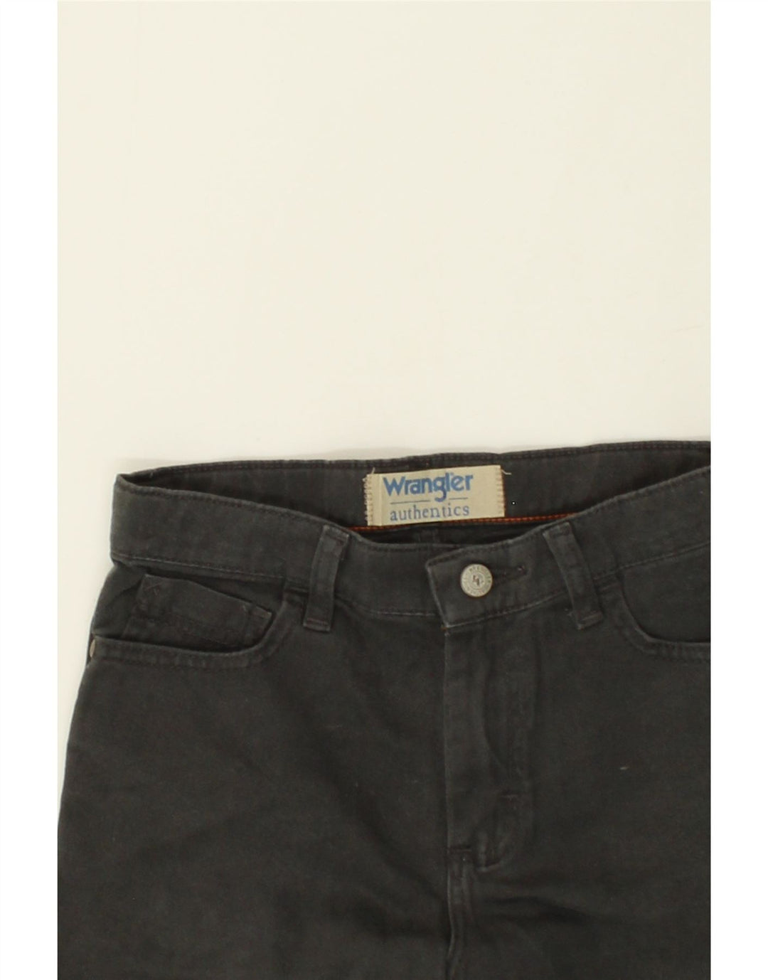 WRANGLER Boys Regular Denim Shorts 11-12 Years W26  Grey Cotton Vintage Wrangler and Second-Hand Wrangler from Messina Hembry 
