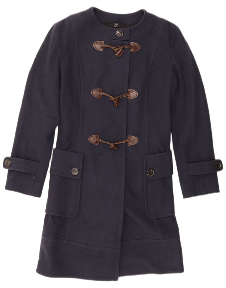 MARLBORO CLASSICS Damen Dufflecoat EU 42 Groß Marineblau Polyester