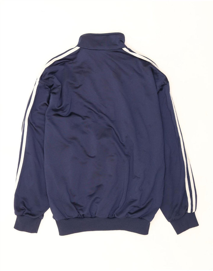 ADIDAS Herren-Trainingsanzug mit lockerer Passform, Top-Jacke, Größe S, Marineblau, Größe 34/36