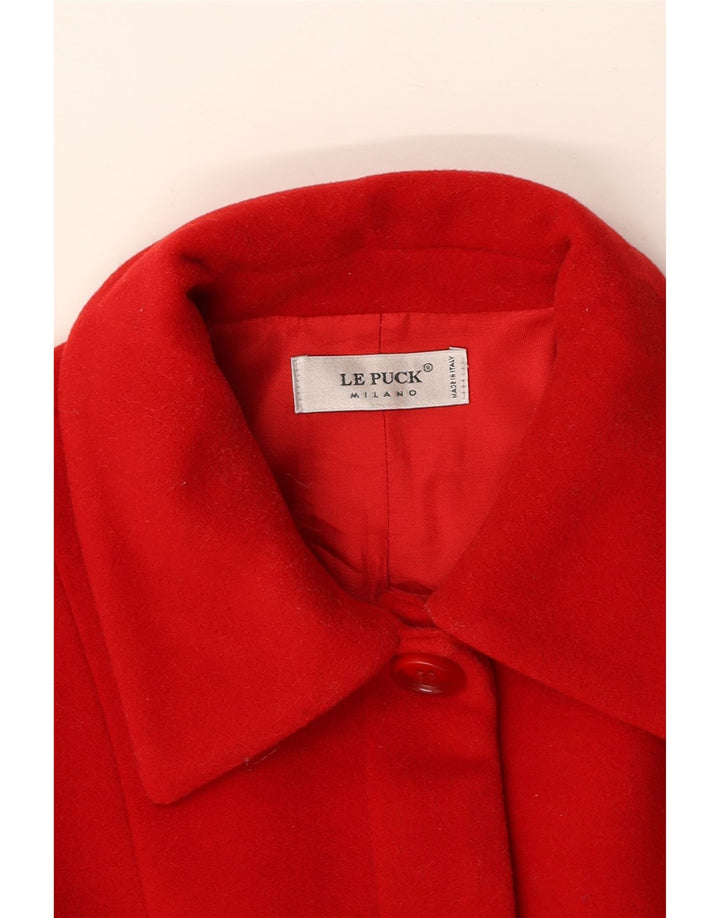 LE PUCK Damenmantel UK 10 Small Rot