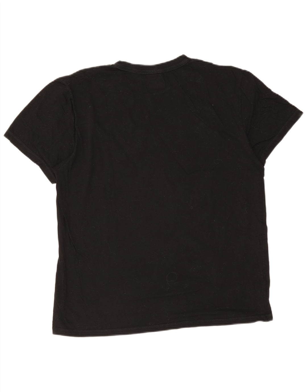 Fila Herren T-Shirt Top Medium Schwarz Baumwolle