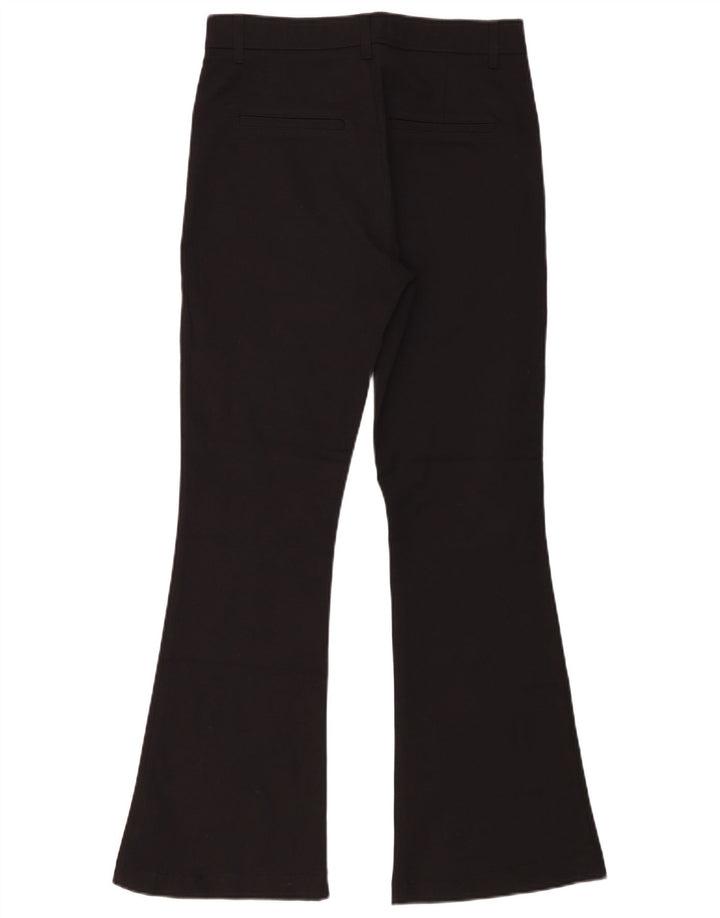 Zara Damen Flare Freizeithose Medium W28 L29 Schwarz