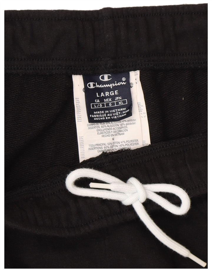 Champion Herren-Trainingshose, große schwarze Baumwolle