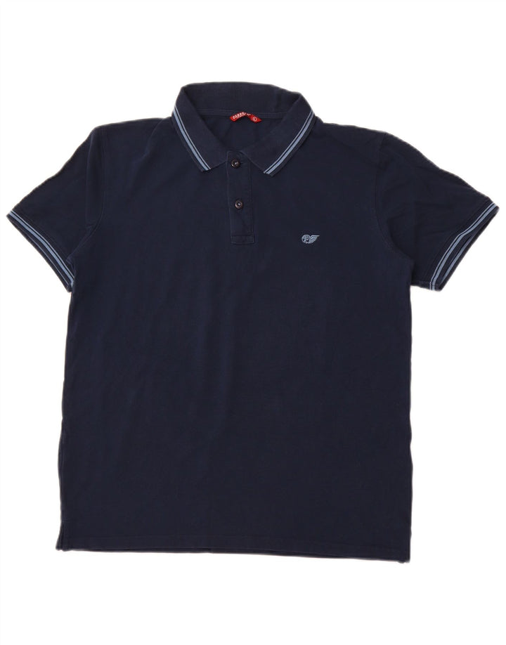 CARRERA Herren-Poloshirt, große marineblaue Baumwolle