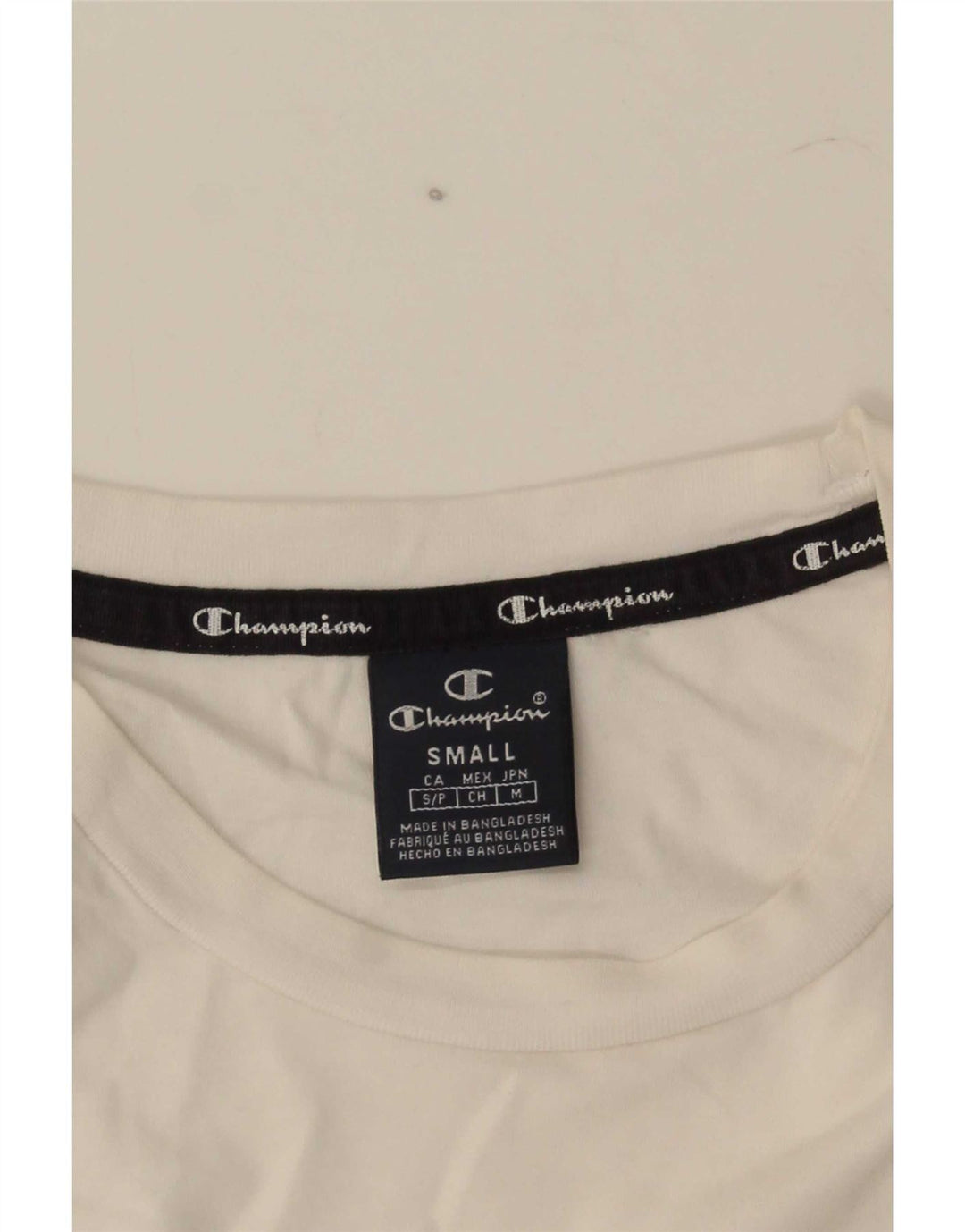 Champion Herren T-Shirt Top Small Weiß
