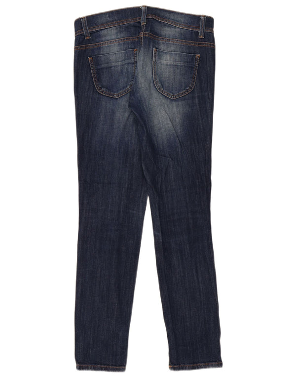 Benetton Damen Slim Jeans W27 L28 Blau