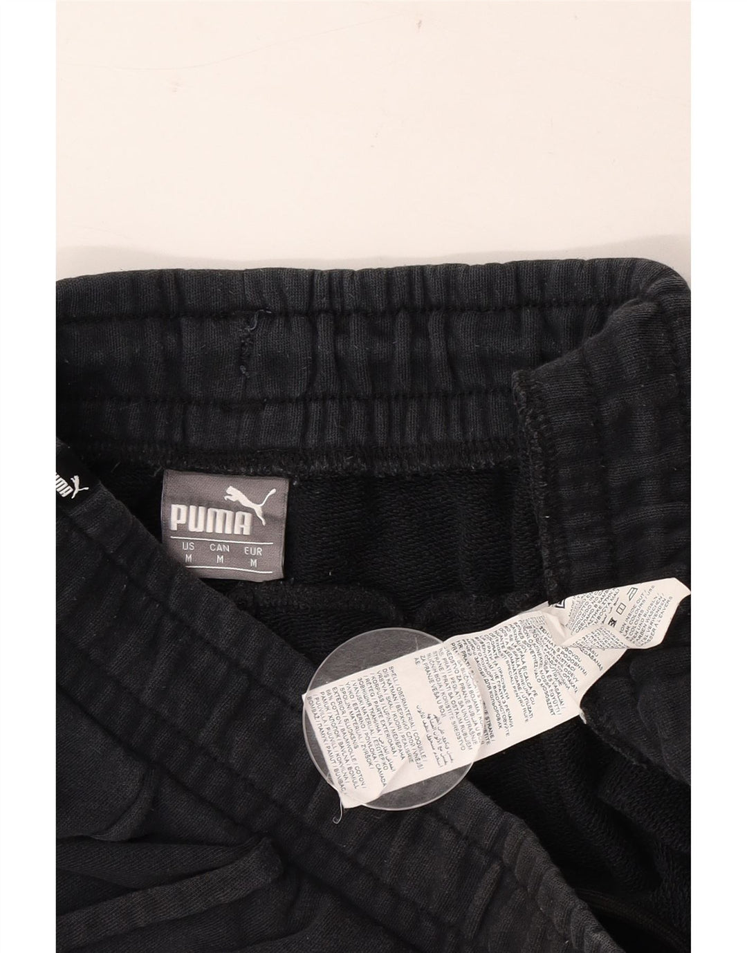 Puma Herren Sportshorts Mittelschwarze Baumwolle