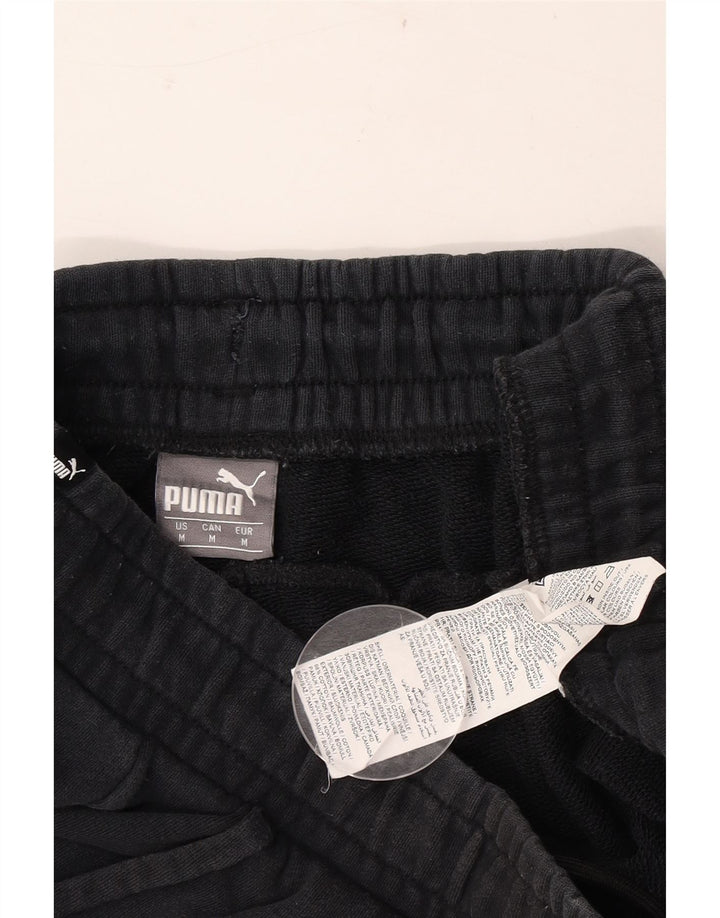 Puma Herren Sportshorts Mittelschwarze Baumwolle