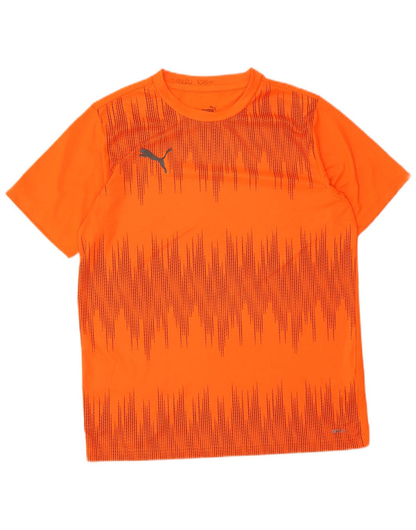 Puma T-Shirt für Jungen, 15–16 Jahre, XL, orange, geometrisch, Polyester