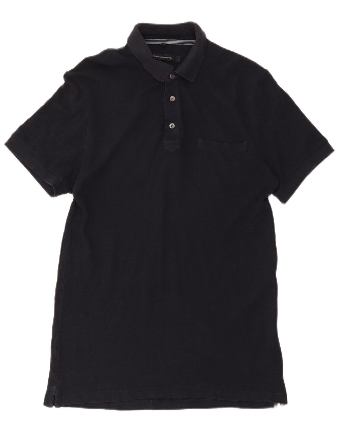 French Connection Herren-Poloshirt, mittelgroß, Marineblau, Baumwolle