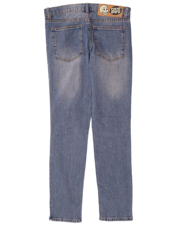 Cheap Monday Damen Skinny Jeans W31 L32 Blaue Baumwolle