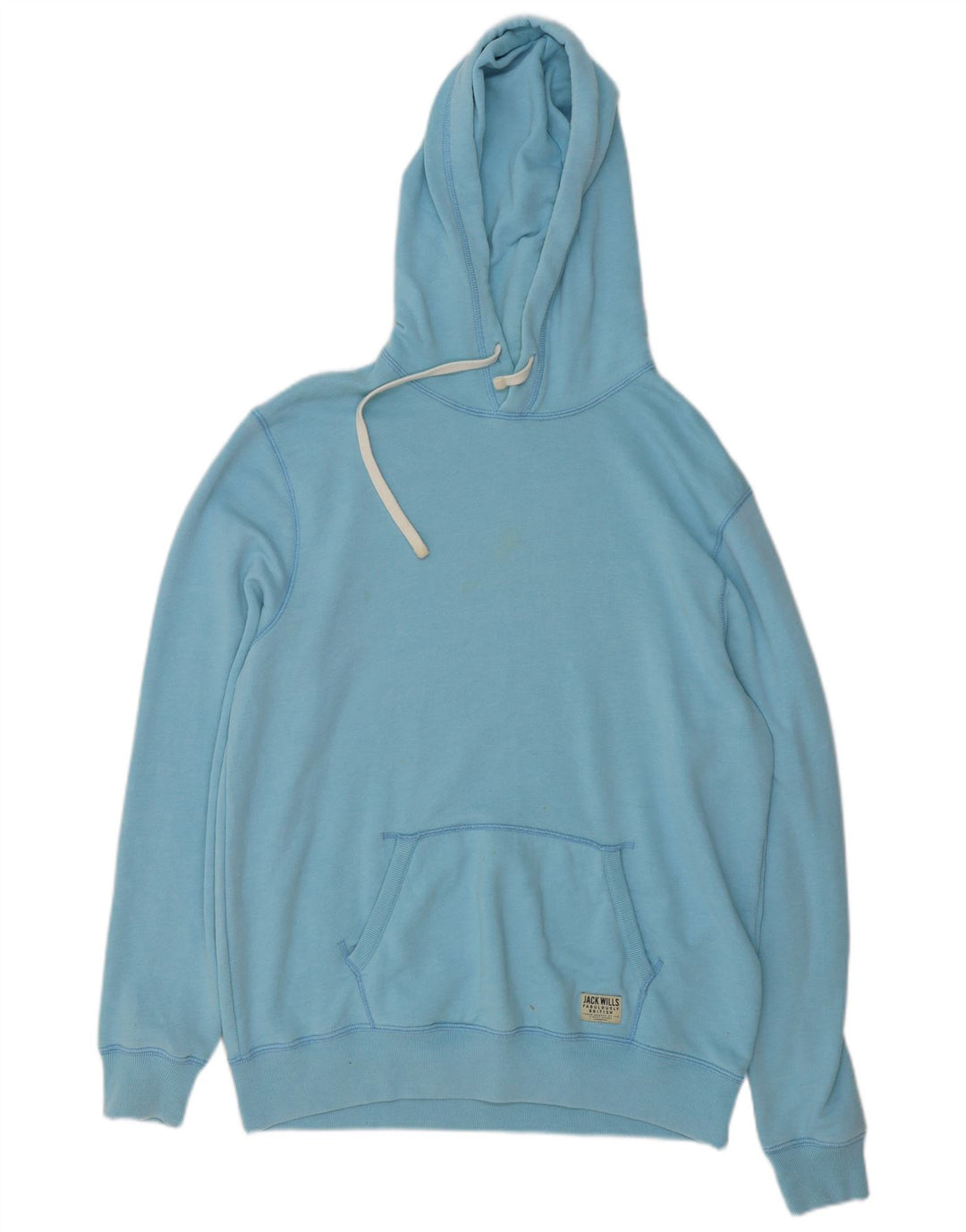 Jack Wills Herren-Kapuzenpullover, groß, aus blauer Baumwolle