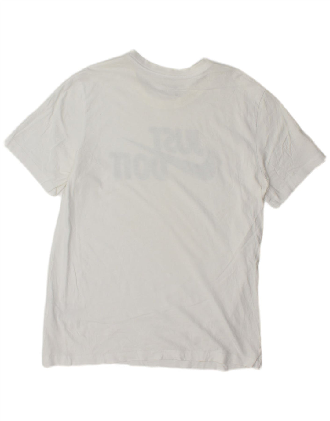 Nike Herren-T-Shirt mit Grafik, Größe L, aus weißer Baumwolle