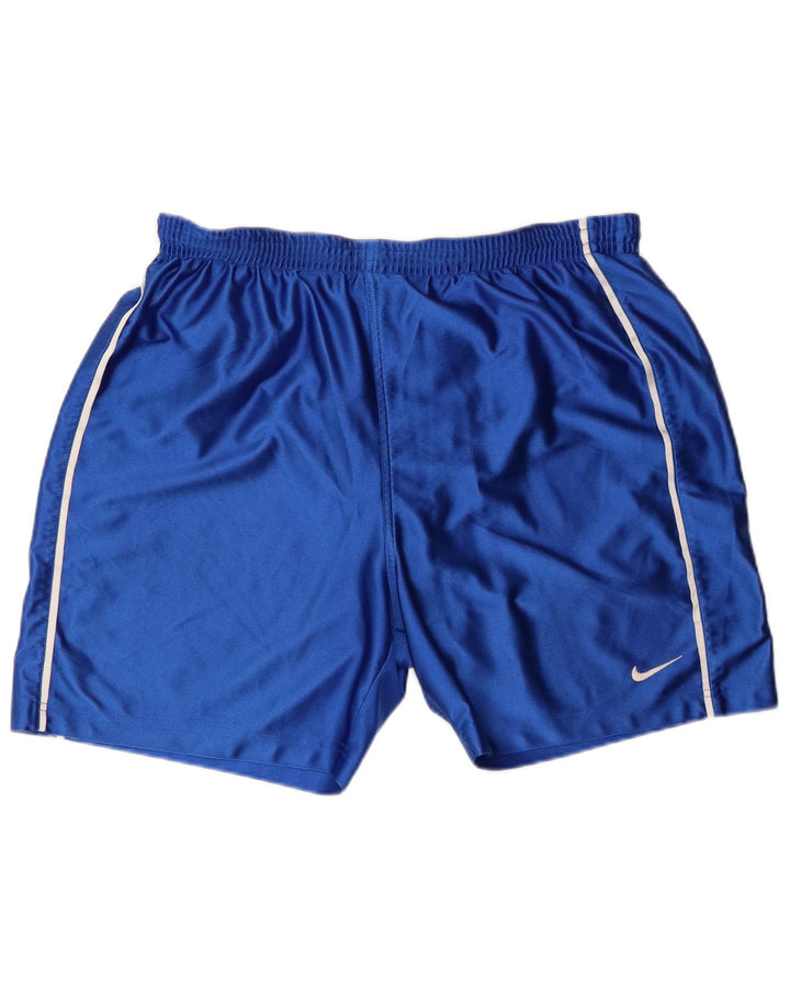 Nike Herren-Sportshorts, groß, blaues Polyester