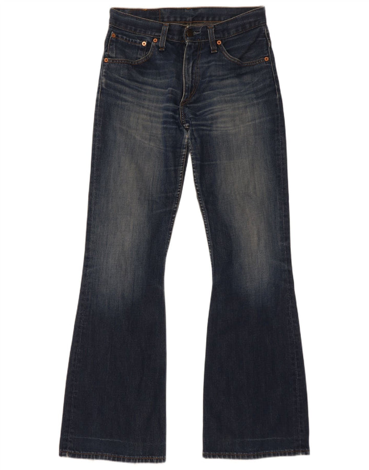 Levi's Damen 516 Flared Jeans W29 L34 Marineblau