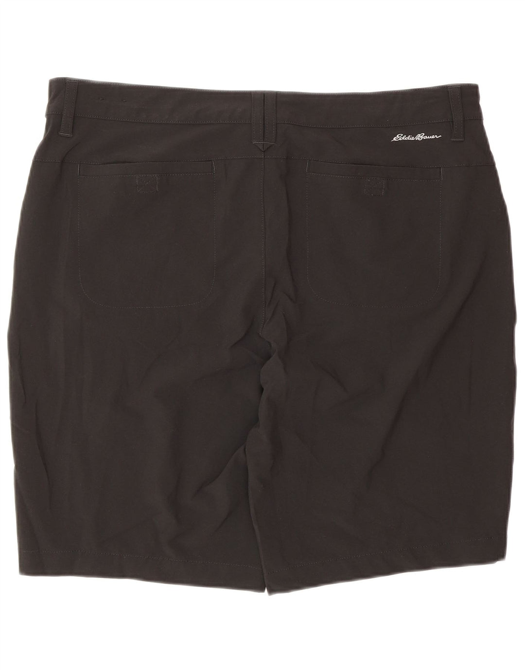 Eddie Bauer Damen Freizeitshorts US 14 XL W34 Schwarz Polyester