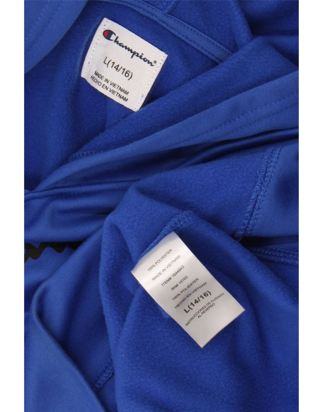 Champion Kapuzenpullover mit Grafik für Jungen, 14–15 Jahre, Größe L, Blau, Polyester
