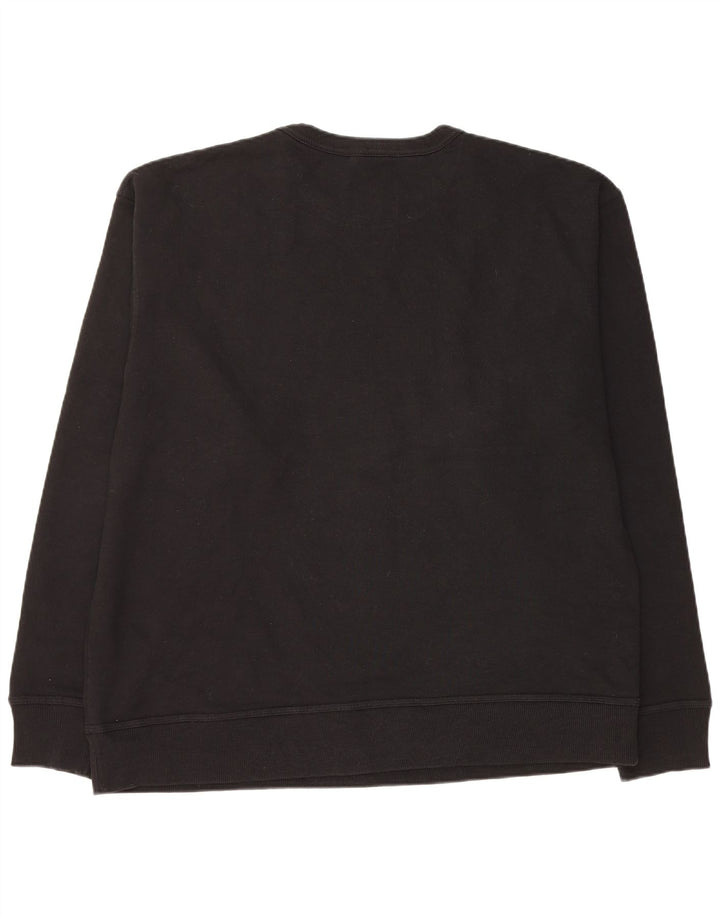 CHAMPION Herren-Sweatshirt mit Grafik, XL, schwarze Baumwolle