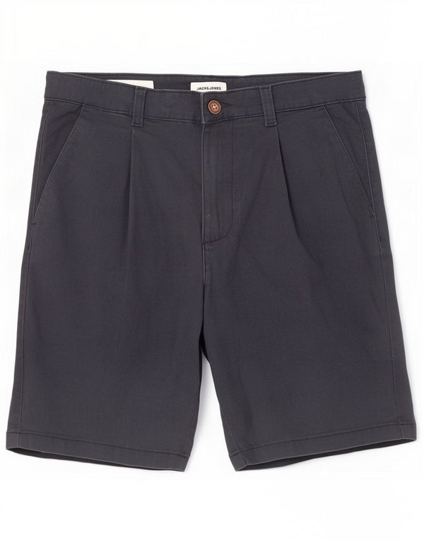Jack & Jones Damen-Chinoshorts mit normaler Passform, Größe M, W30, Marineblau, Baumwolle
