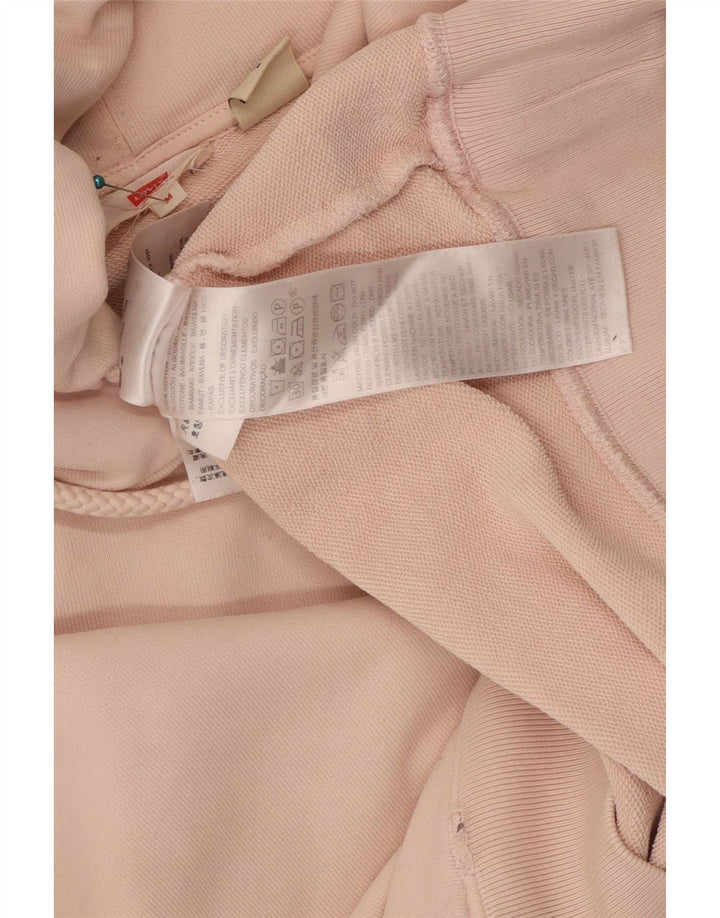 Levi's Damen Kapuzenpullover UK 14 Mittelrosa Baumwolle