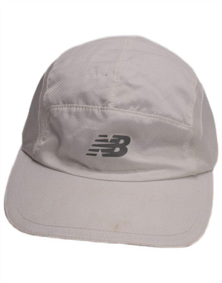 New Balance Herren-Baseballkappe mit Grafik, Einheitsgröße, Weiß