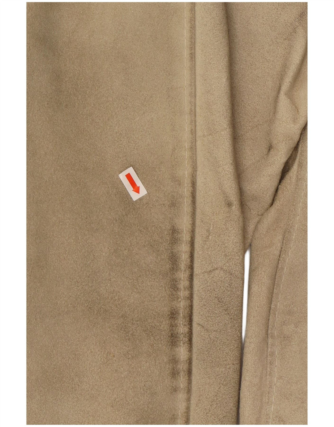 Vintage Herren Wildlederjacke IT 48 Medium Beige Leder