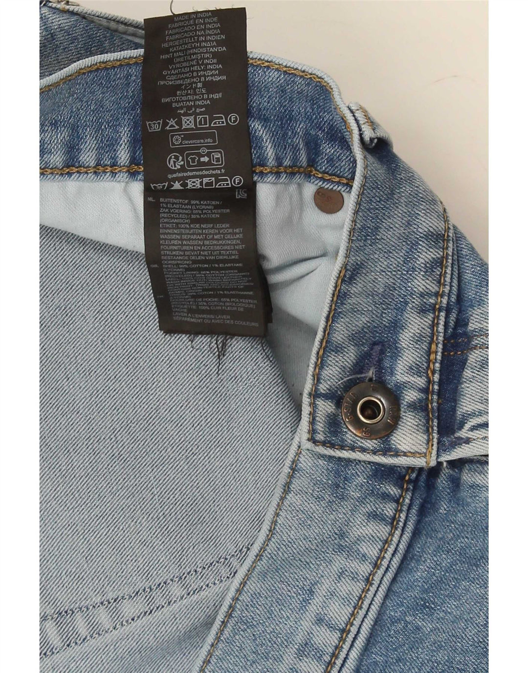 G-Star Herren Regular Tapered Jeans W40 L34 Blaue Baumwolle