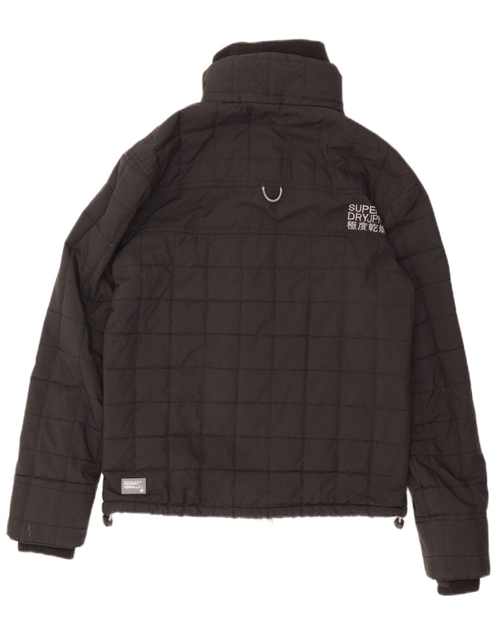 Superdry Damen Windcheater Graphic Windjacke UK 16 Large Schwarz