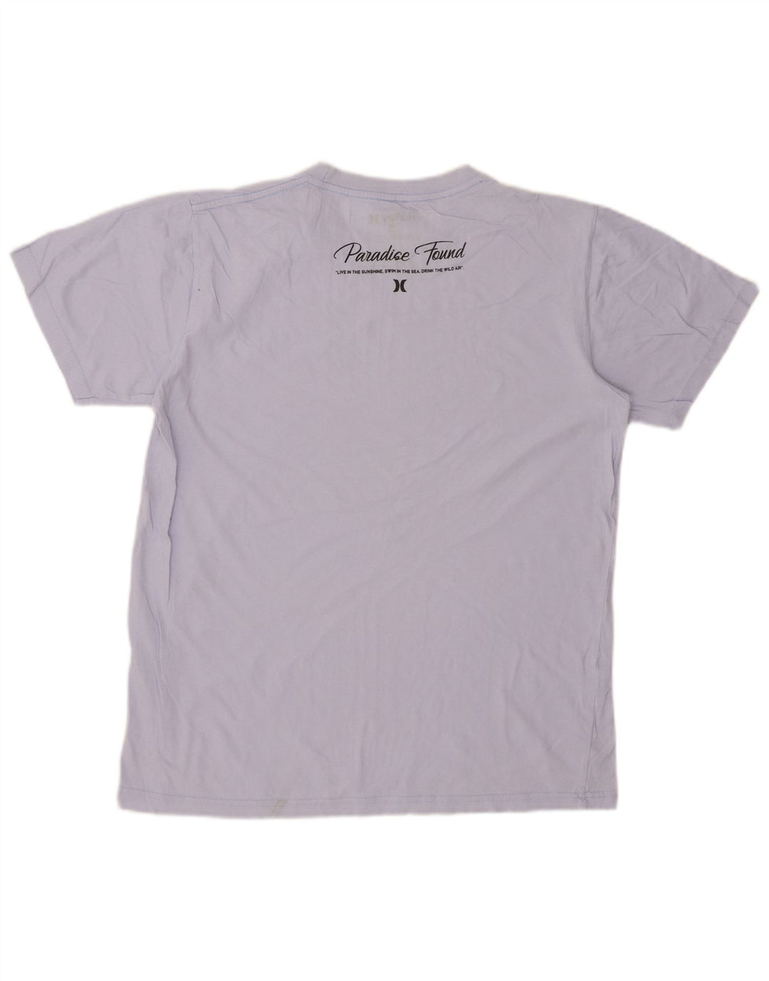 HURLEY Herren-T-Shirt mit Grafik, mittelblaue Baumwolle