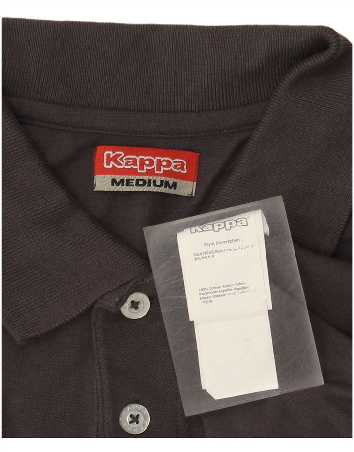 Kappa Herren-Poloshirt aus mittelgrauer Baumwolle
