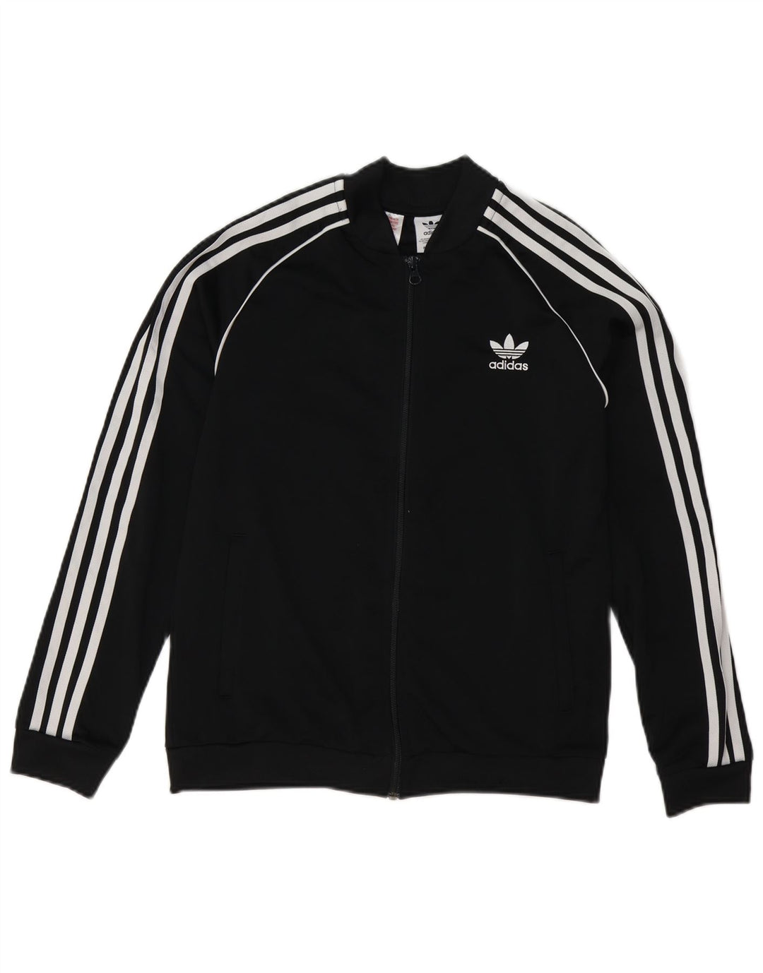 Adidas Jungen Trainingsanzug Top Jacke 13-14 Jahre Schwarz Polyester