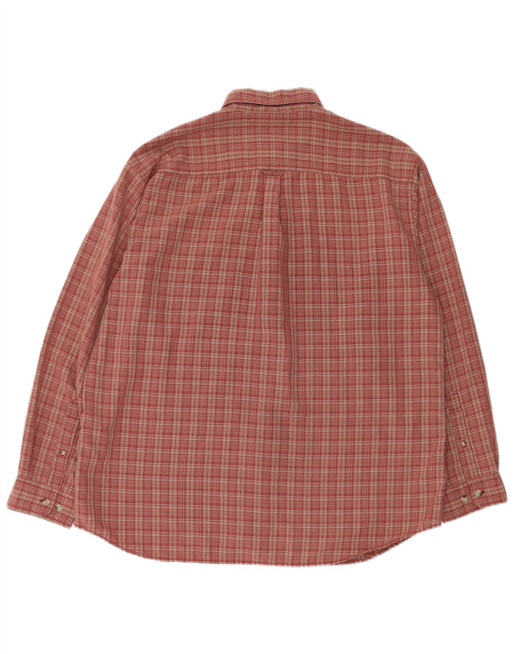 Columbia Kariertes Hemd für Herren, 2XL, rot kariert, Modal