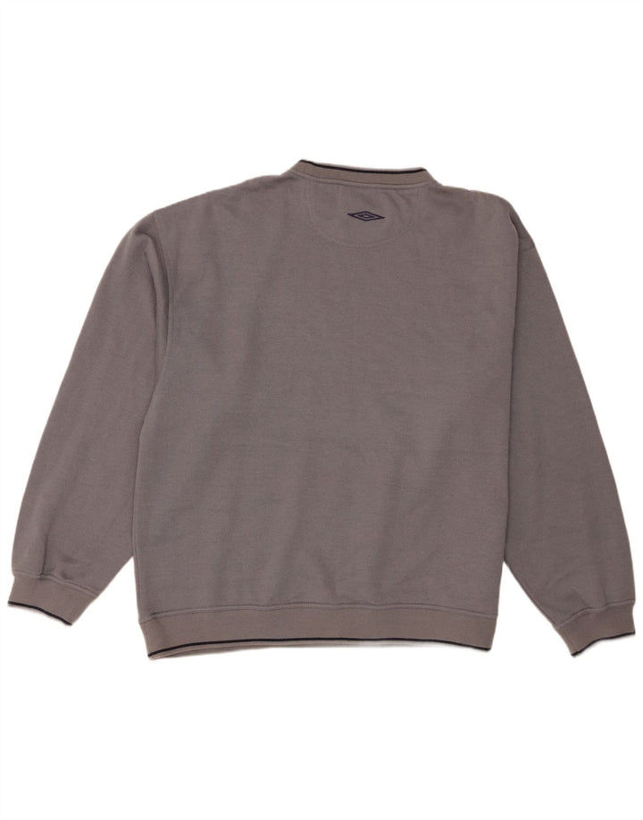 Umbro Herren Sweatshirt Pullover XL Grau Polyester