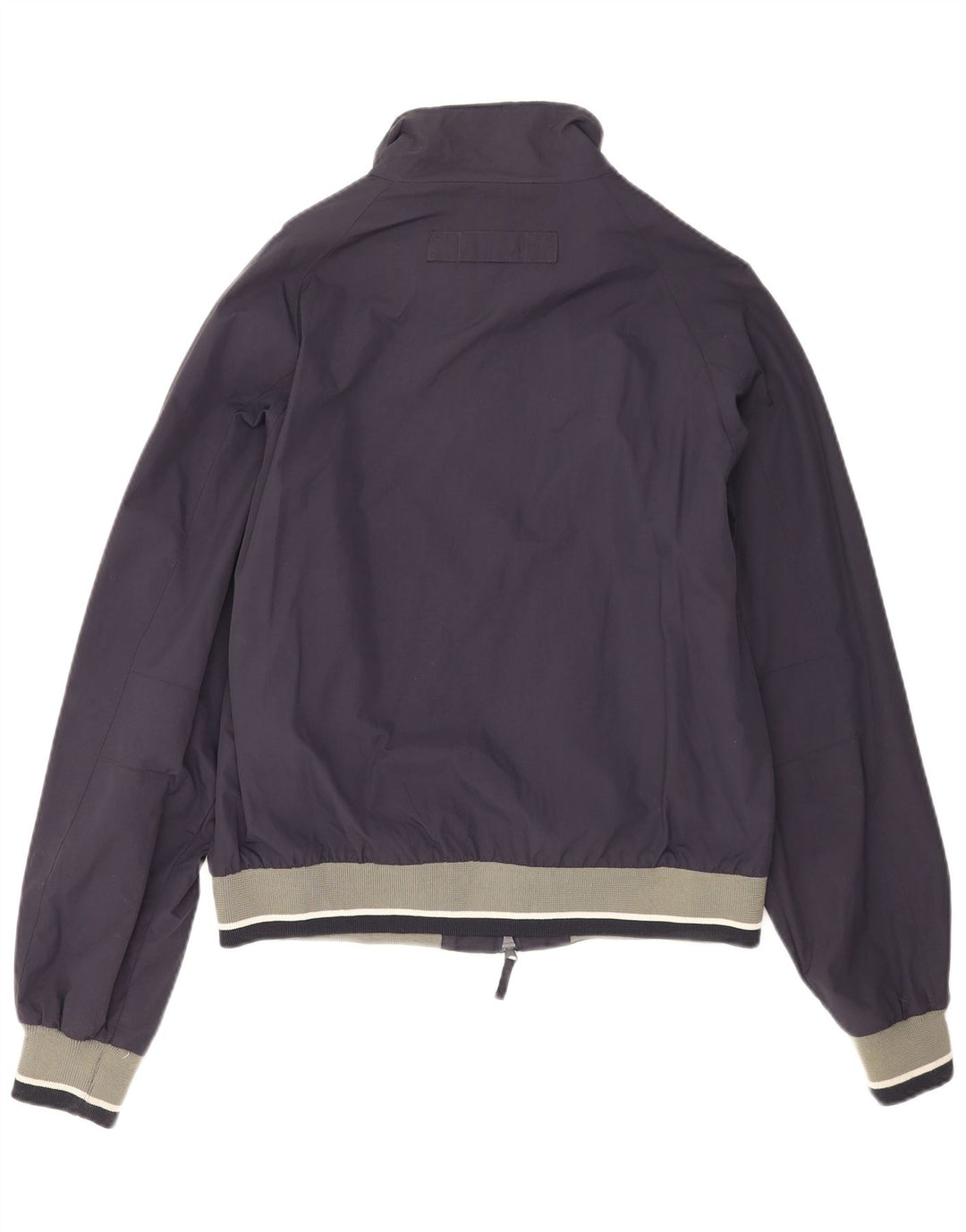 Ivy Oxford Herren Bomberjacke IT 50 Large Marineblau Colourblock Polyamid