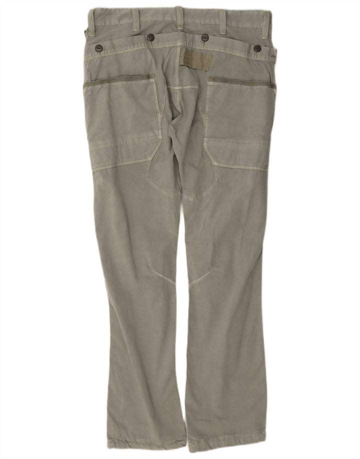 G-Star Herren Bootcut Cargohose W34 L34 Graue Baumwolle