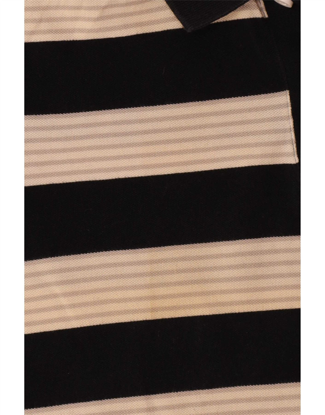 Puma Herren-Poloshirt, mittelschwarz, gestreift, Baumwolle