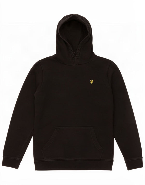 Lyle & Scott Kapuzenpullover für Jungen, 12–13 Jahre, schwarze Baumwolle