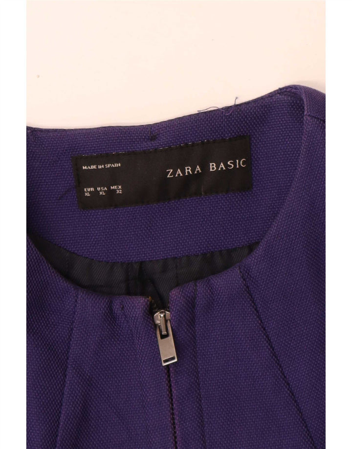 Zara Damen Mantel UK 18 XL Lila