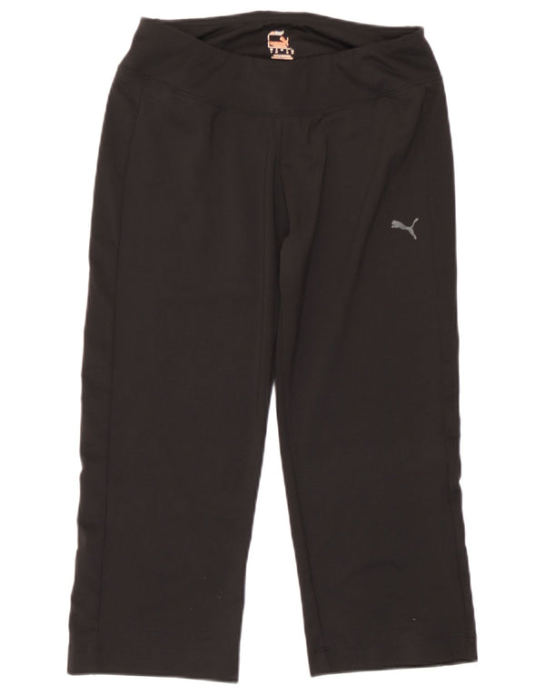 Puma Womens Capri Tracksuit Trousers UK 10 Small Black
